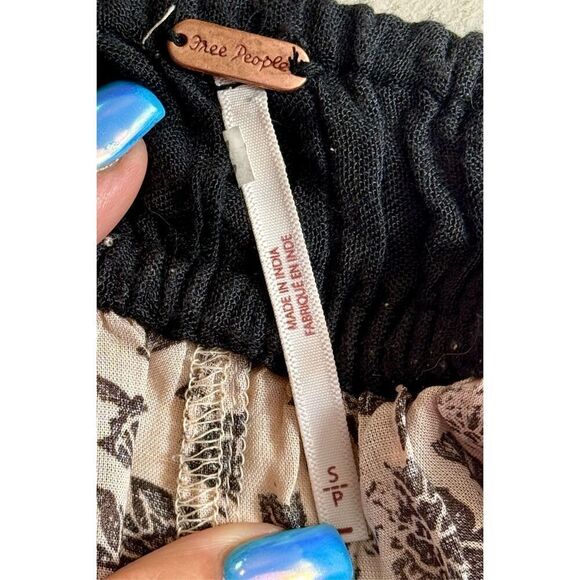 Free People Forever Timeless Soulmate Flowy Bohemian Jumpsuit W/ Back Cut Out S - Picture 15 of 16